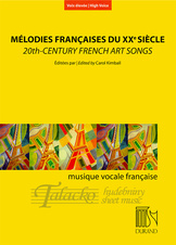 20th Century French Art Songs (Mélodies Françaises du XXe Siècle)